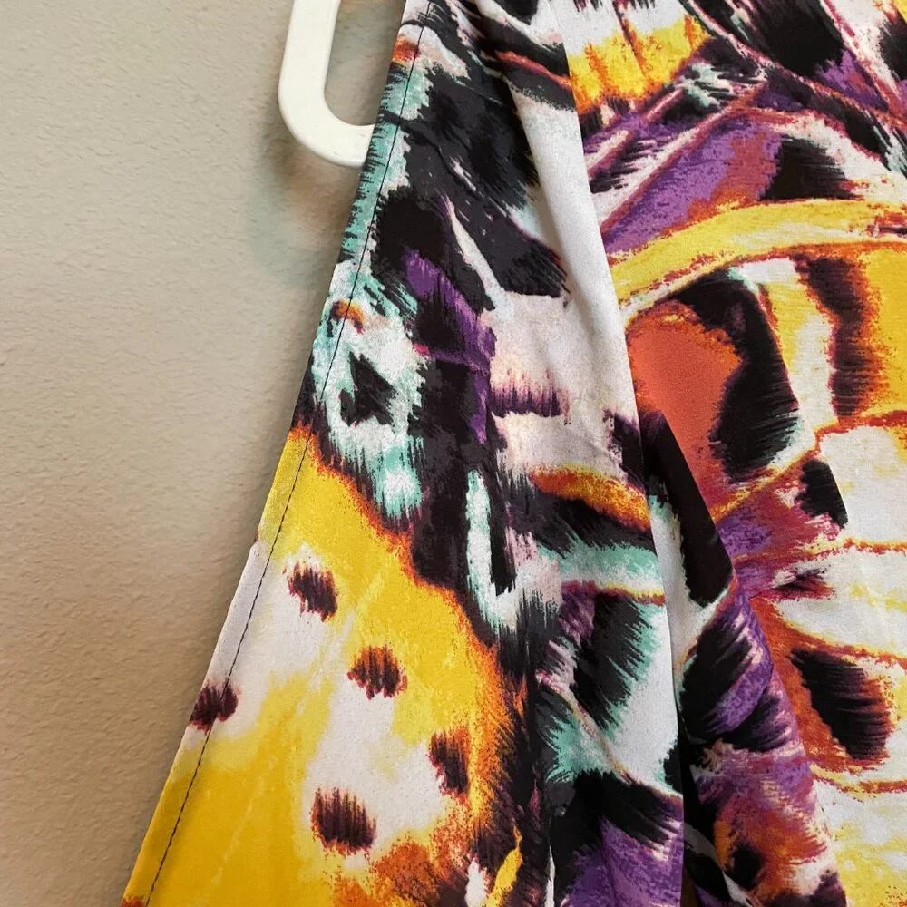 New York & Co, XS, Butterfly Outfit, Cropped Wide leg pants & Cold Shoulder top - Picture 8 of 13